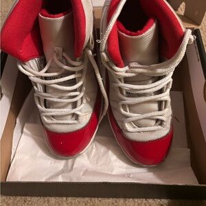 Jordan 11 Retro White and Black Sneakers